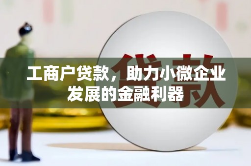 奎文工商户贷款,助力小微企业发展的金融利器 奎文工商户贷款,助力小微企业发展的金融利器