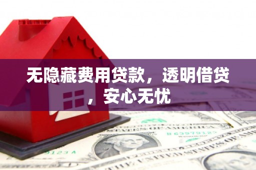 奎文无隐藏费用贷款，透明借贷，安心无忧