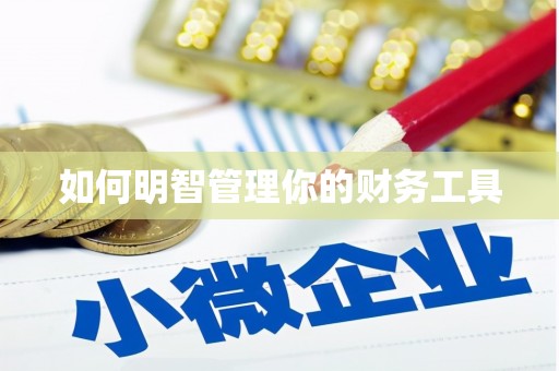 奎文如何明智管理你的财务工具