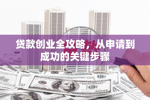 奎文贷款创业全攻略，从申请到成功的关键步骤