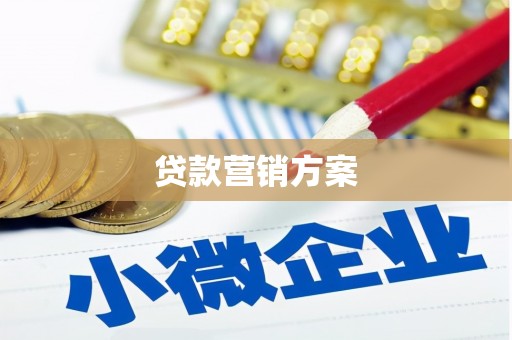 奎文贷款营销方案