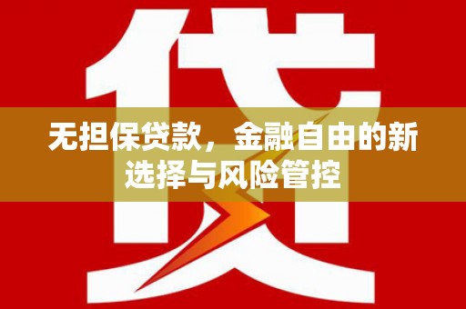 奎文无担保贷款，金融自由的新选择与风险管控