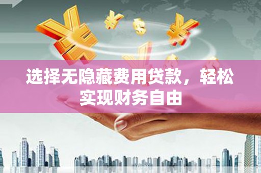奎文选择无隐藏费用贷款，轻松实现财务自由