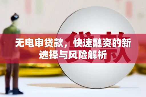 奎文无电审贷款，快速融资的新选择与风险解析