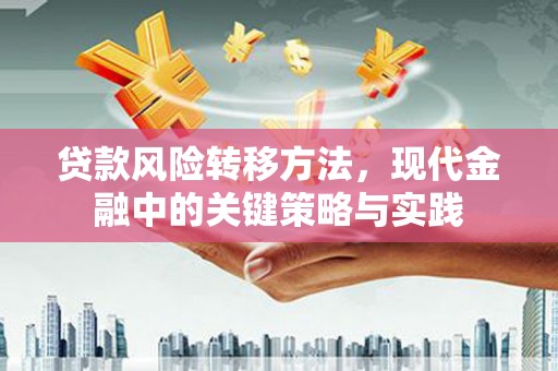 奎文贷款风险转移方法，现代金融中的关键策略与实践