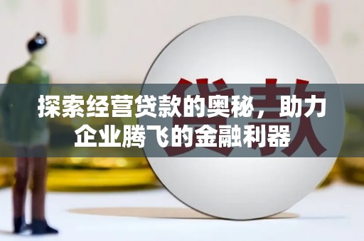奎文探索经营贷款的奥秘，助力企业腾飞的金融利器