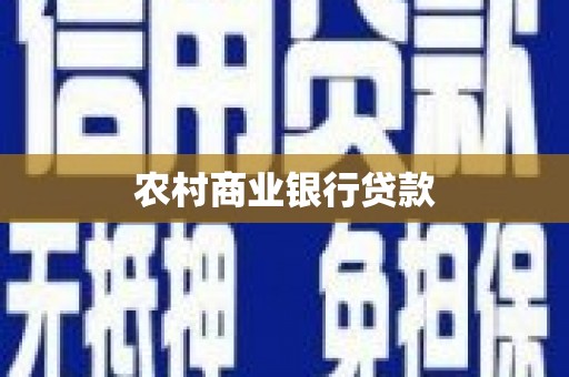 奎文农村商业银行贷款
