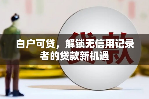 奎文白户可贷，解锁无信用记录者的贷款新机遇