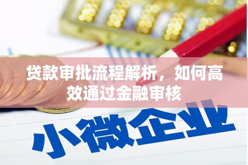奎文贷款审批流程解析，如何高效通过金融审核