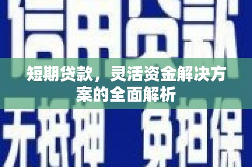 奎文短期贷款，灵活资金解决方案的全面解析