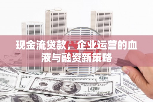奎文现金流贷款，企业运营的血液与融资新策略
