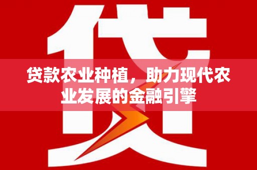 奎文贷款农业种植，助力现代农业发展的金融引擎