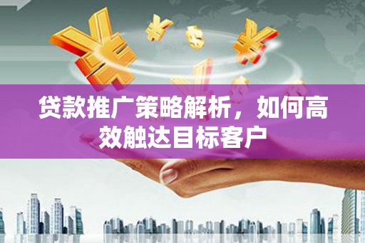 奎文贷款推广策略解析，如何高效触达目标客户