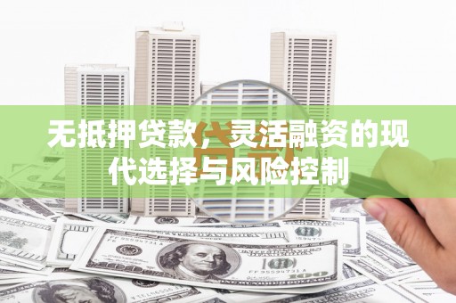 奎文无抵押贷款，灵活融资的现代选择与风险控制
