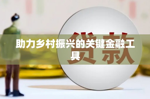 奎文助力乡村振兴的关键金融工具