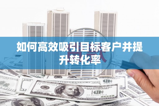 奎文如何高效吸引目标客户并提升转化率
