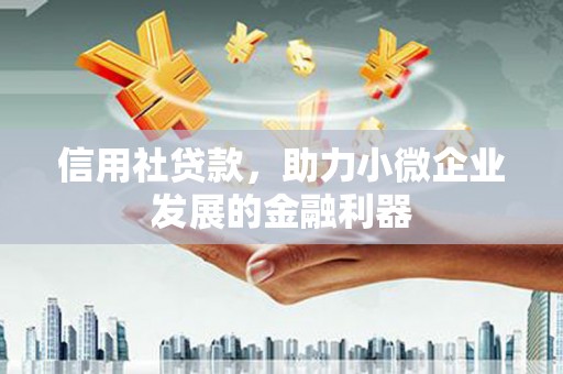 奎文信用社贷款，助力小微企业发展的金融利器