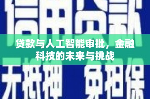 奎文贷款与人工智能审批，金融科技的未来与挑战