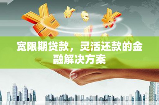奎文宽限期贷款，灵活还款的金融解决方案