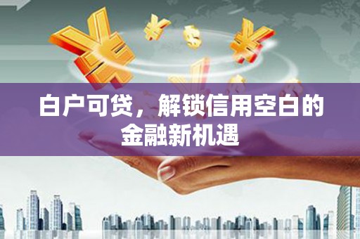 奎文白户可贷，解锁信用空白的金融新机遇