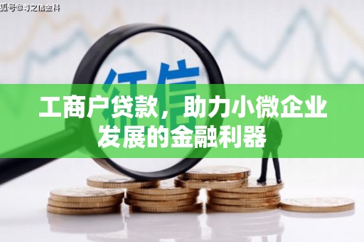 奎文工商户贷款，助力小微企业发展的金融利器