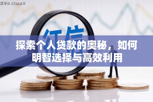 奎文探索个人贷款的奥秘，如何明智选择与高效利用