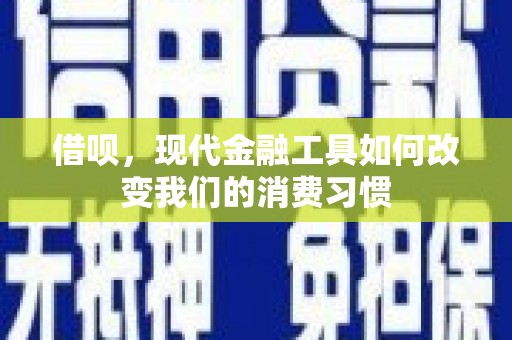 奎文借呗，现代金融工具如何改变我们的消费习惯