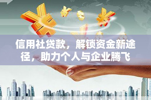 奎文信用社贷款，解锁资金新途径，助力个人与企业腾飞