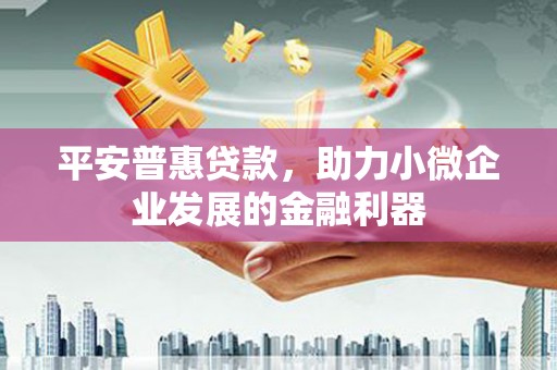 奎文平安普惠贷款，助力小微企业发展的金融利器