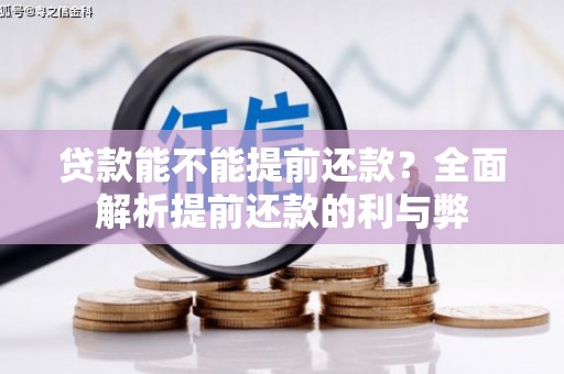 奎文贷款能不能提前还款？全面解析提前还款的利与弊