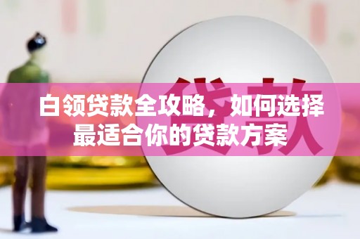 奎文白领贷款全攻略，如何选择最适合你的贷款方案